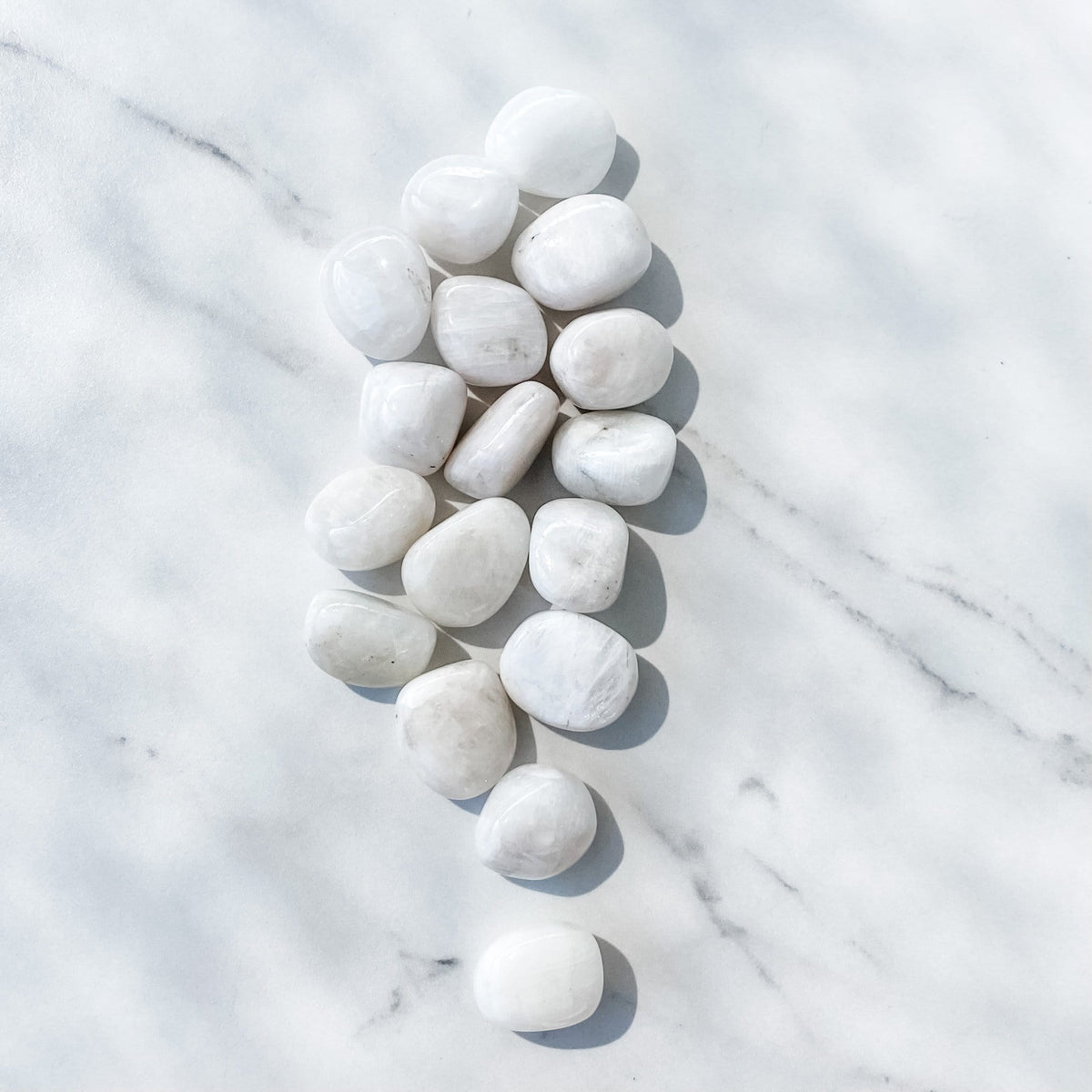 s963 Moonstone Rainbow crystal tumbled stone australia gemrox 1