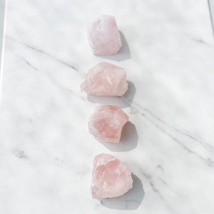 s980 Rose Quartz Base Cut Raw Polished Point Stone Small australia gemrox 1