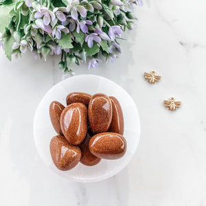 s996 goldstone crystal tumbled stone 3cm 3.5cm crystals australia gemrox 1