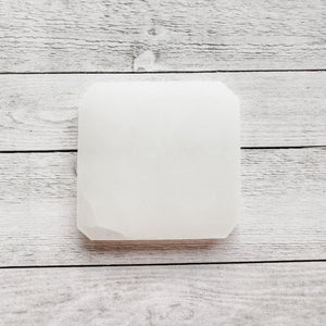 Selenite Crystal Cleansing/Charging Plate Square