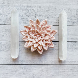 Selenite Crystal charging Wand 15cm australia