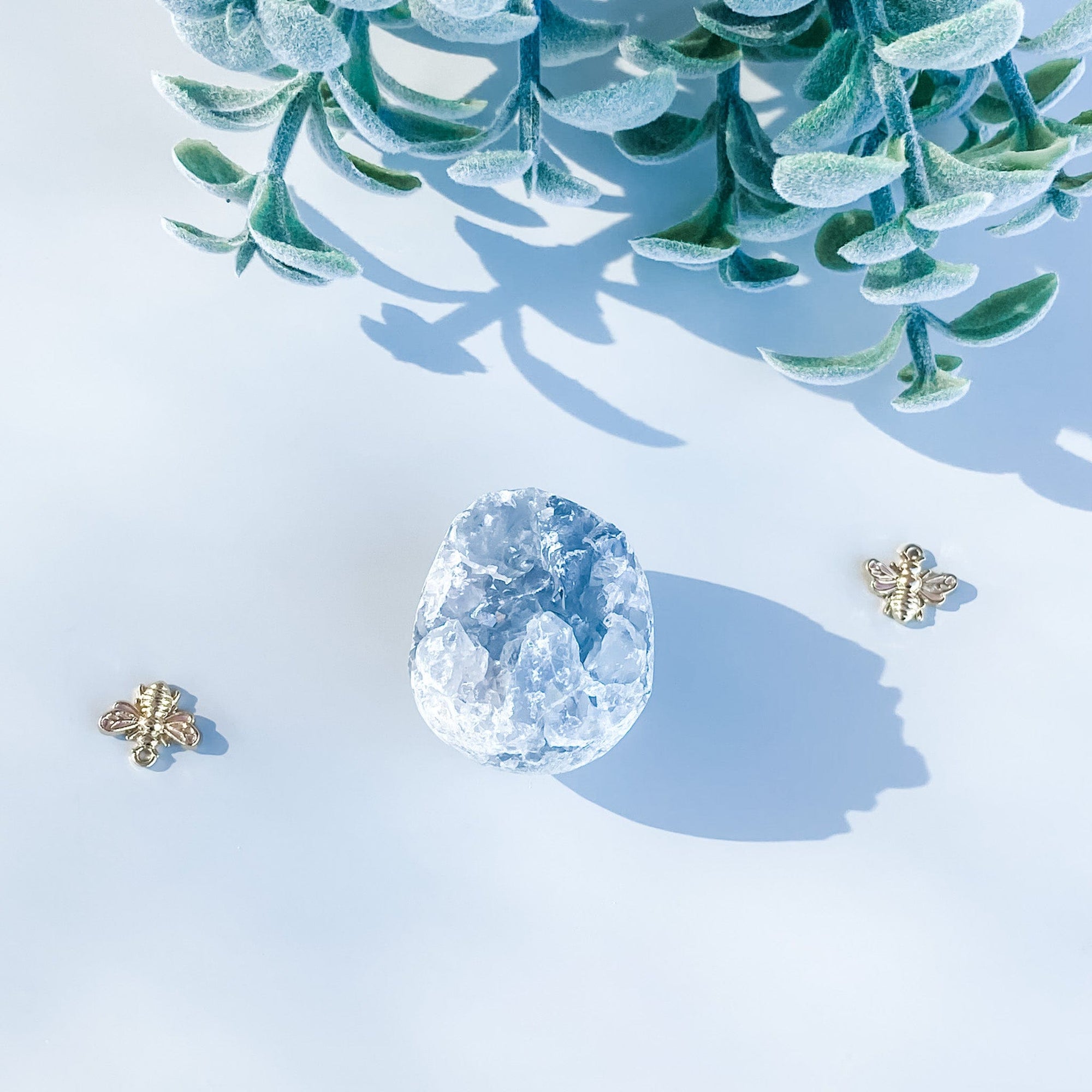 S1672 Celestite crystal mini geode cluster 3cm Australia. Buy celestite crystal australia. gemrox sydney 1