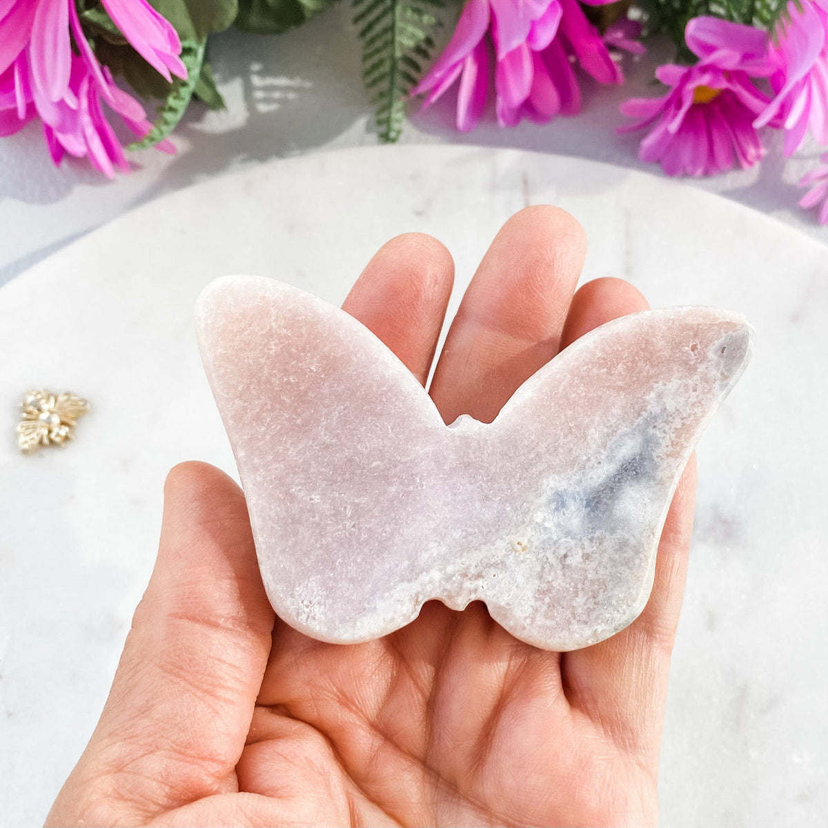 S1679 pink amethyst crystal butterfly shaped stone australia. buy pink amethyst buttterfly australia. gemrox sydney 1