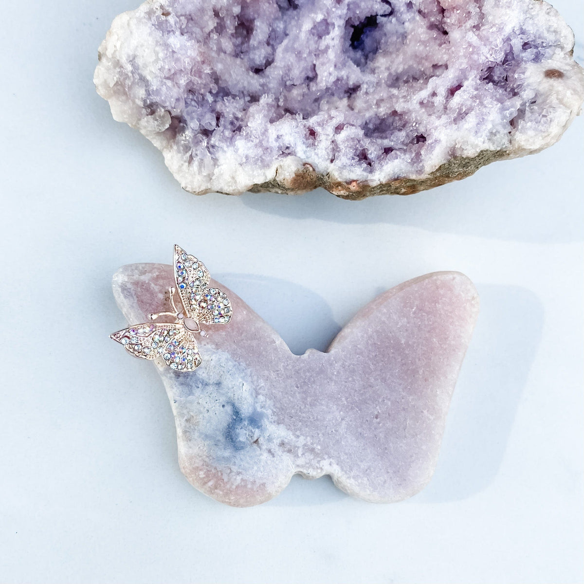 S1679 pink amethyst crystal butterfly shaped stone australia. buy pink amethyst buttterfly australia. gemrox sydney 1