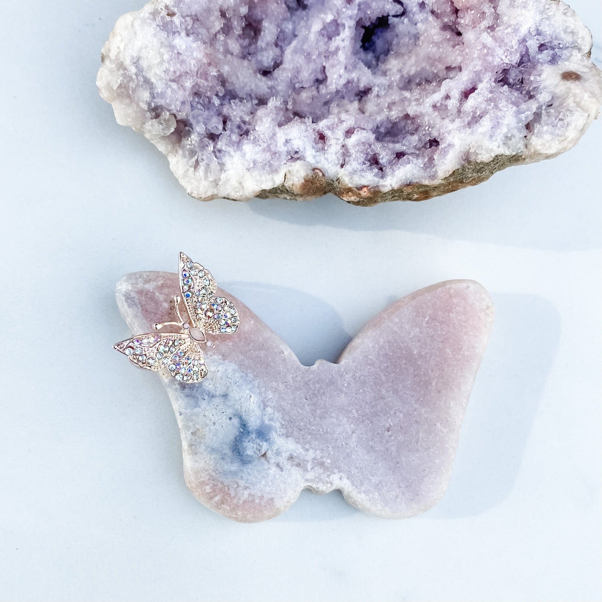 S1679 pink amethyst crystal butterfly shaped stone australia. buy pink amethyst buttterfly australia. gemrox sydney 1