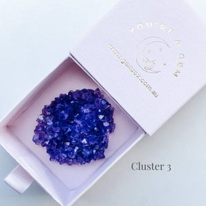 Amethyst Crystal Cluster Boxed