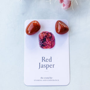 S1742 Red Jasper crystal root chakra tumbled tumble stone 3cm australia. red jasper crystal tumbles sydney. gemrox sydney 1