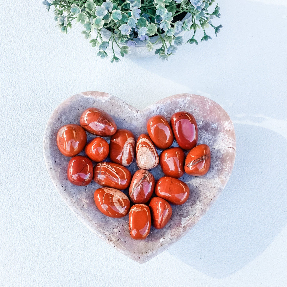 S1742 Red Jasper crystal root chakra tumbled tumble stone 3cm australia. red jasper crystal tumbles sydney. gemrox sydney 1