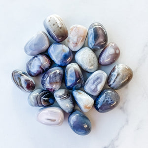 S1744 Botswana agate crystal tumbled tumble tumbles stone 3cm australia. buy agate botswana australia. gemrox sydney 1