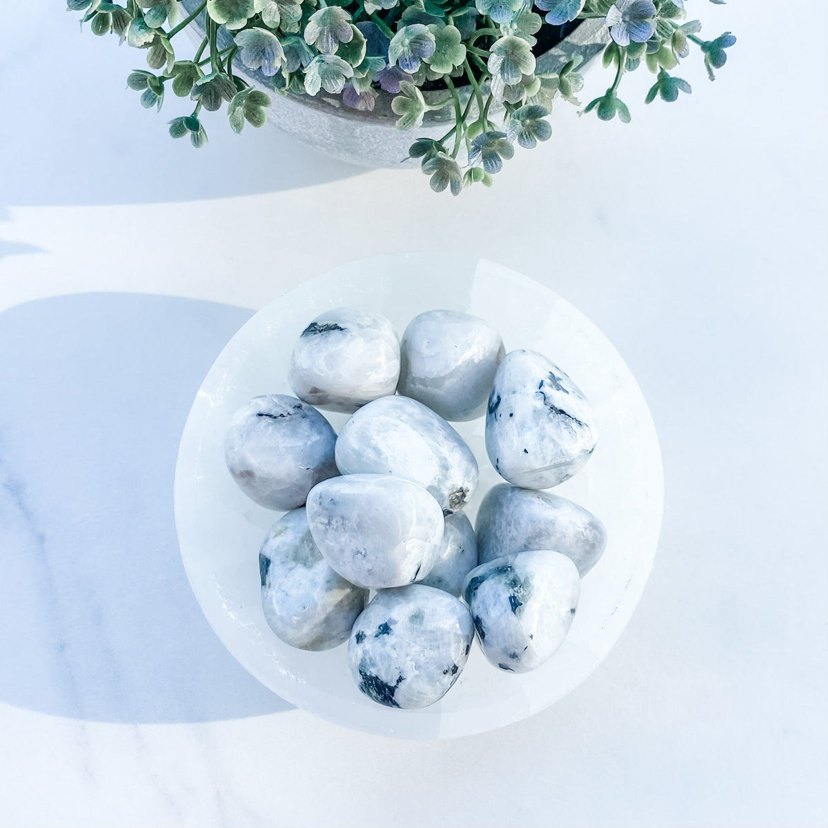 S1752 Moonstone rainbow crystal tumbled tumble stone 3cm australia.Buy moonstone crystals australia. gemrox sydney 1