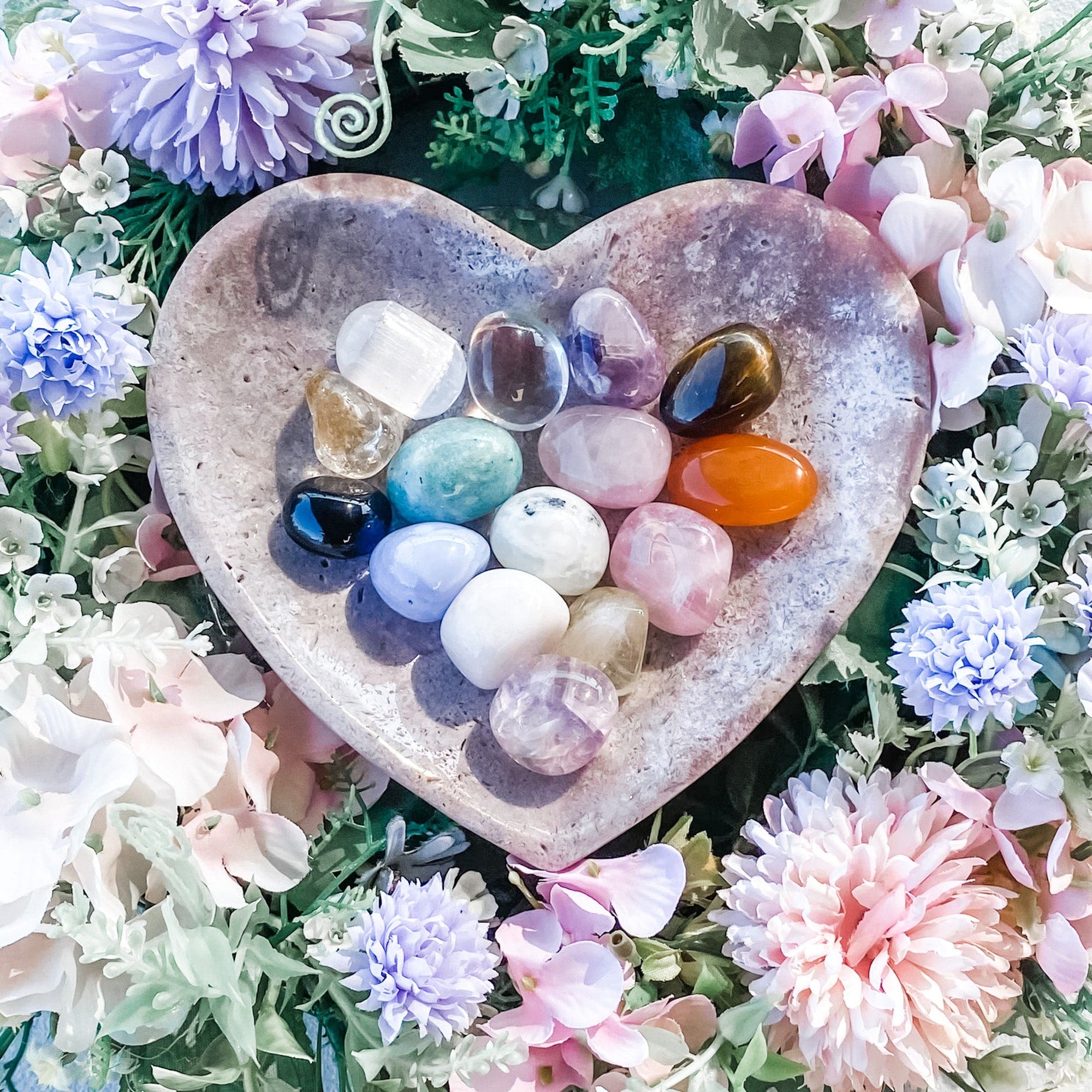 s1631 pink amethyst crystal heart shaped stone bowl home decor australia. pink amethyst bowl australia.gemrox sydney 1