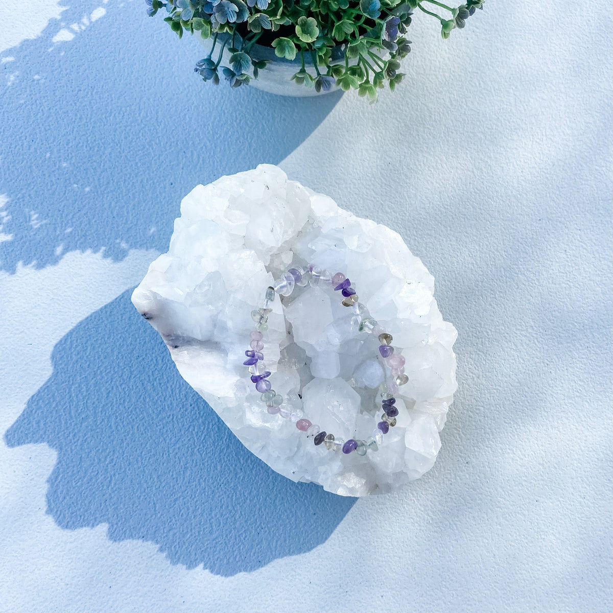 s1638 mixed crystal chip stone stretch elastic healing bracelet australia. mixed crystal chip bracelet australia. gemrox sydney 1