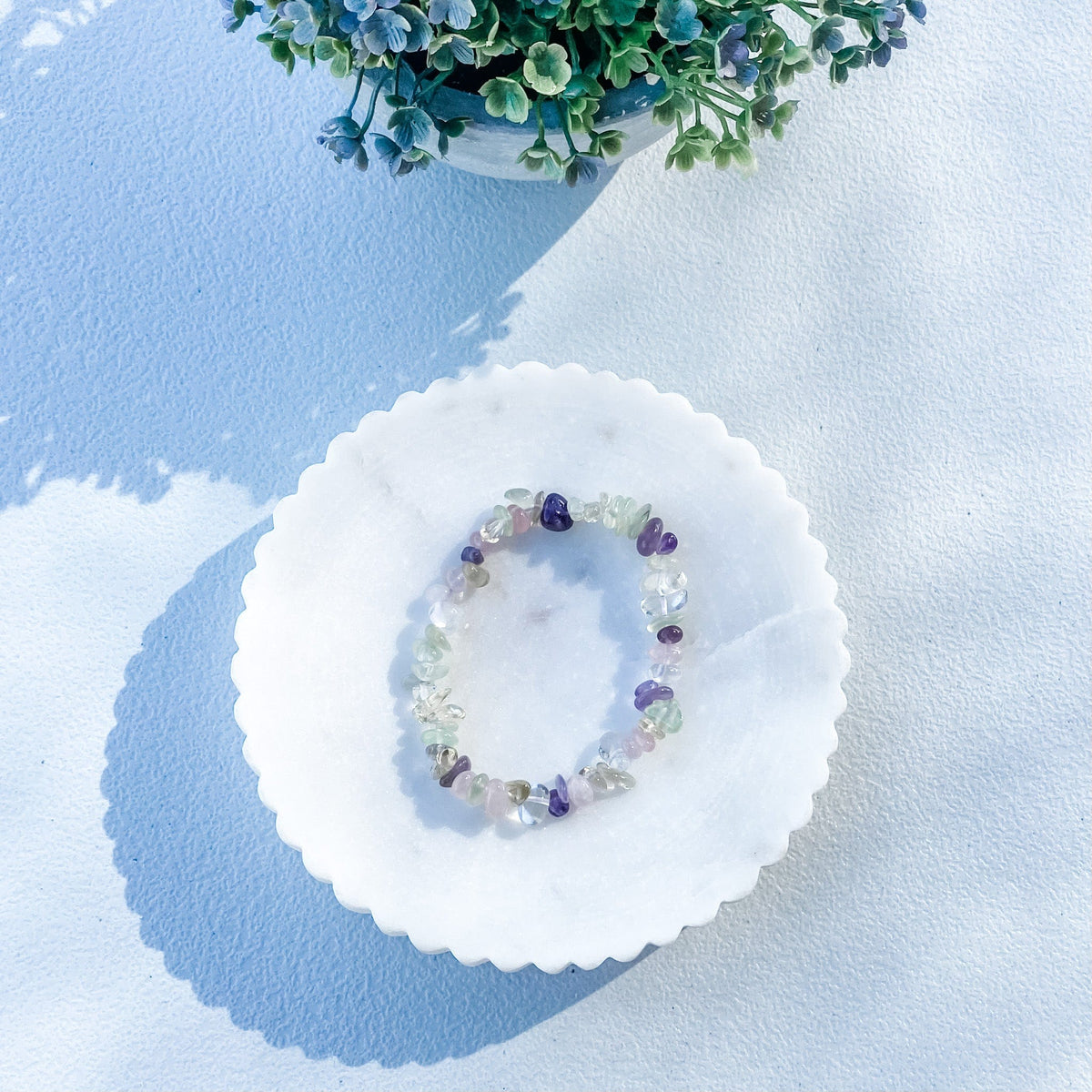 s1638 mixed crystal chip stone stretch elastic healing bracelet australia. mixed crystal chip bracelet australia. gemrox sydney 1