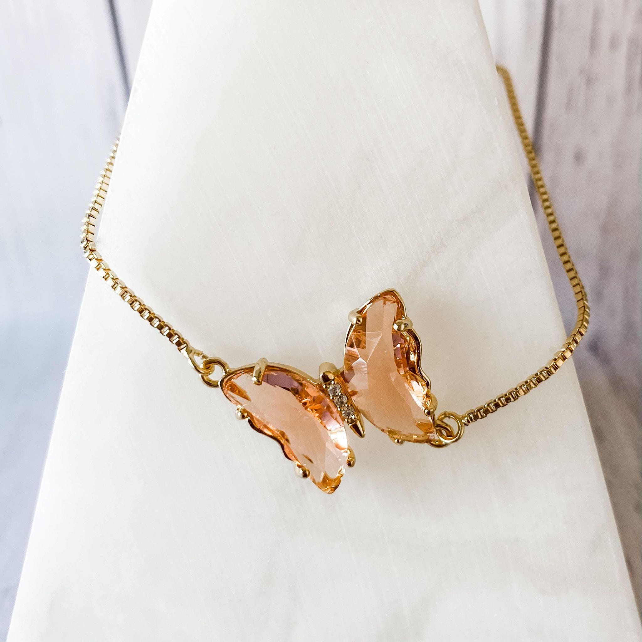 Butterfly Glass Bracelet GemRox