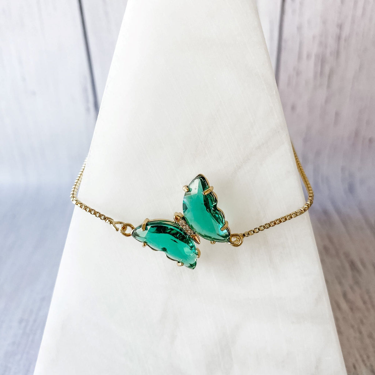 Butterfly Glass Bracelet