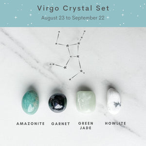 Zodiac crystal kit virgo crystal kits australia.best crystals for virgo.gemrox sydney