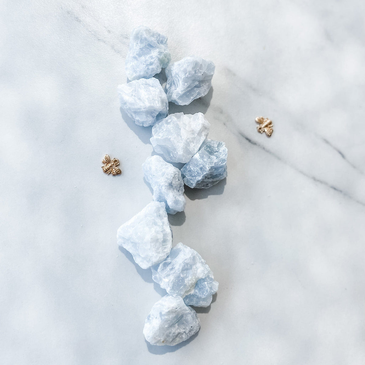 S1136 Blue Calcite raw rough stone crystals australia gemrox sydney 1