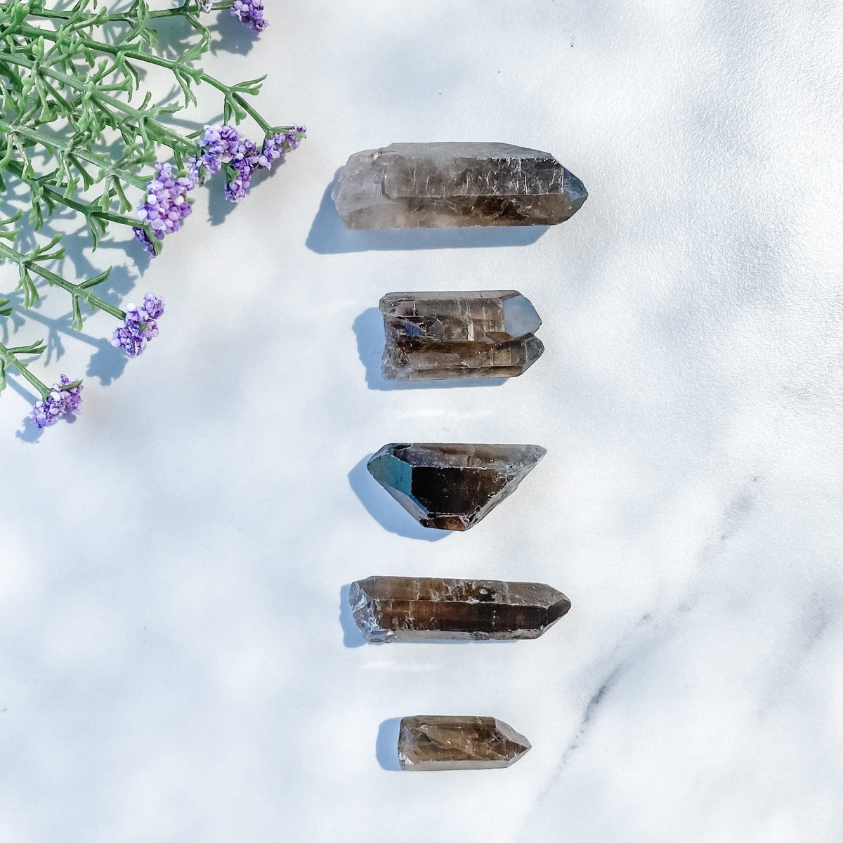 Smoky Quartz Points