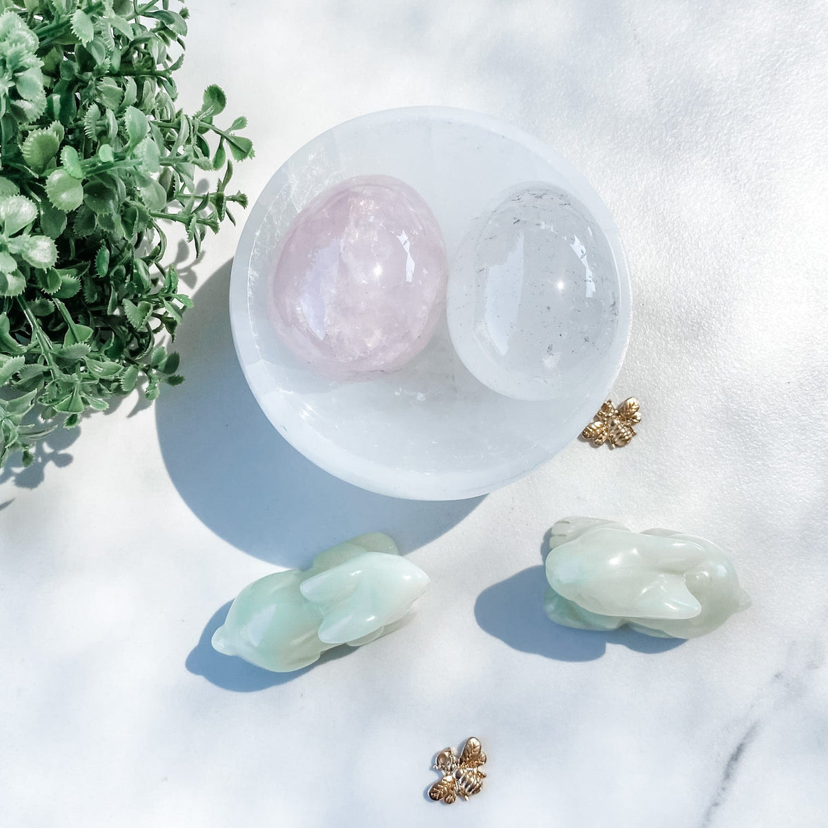 S1183 new green jade crystal easter rabbit carving stone australia.crystals australia.gemrox sydney 1