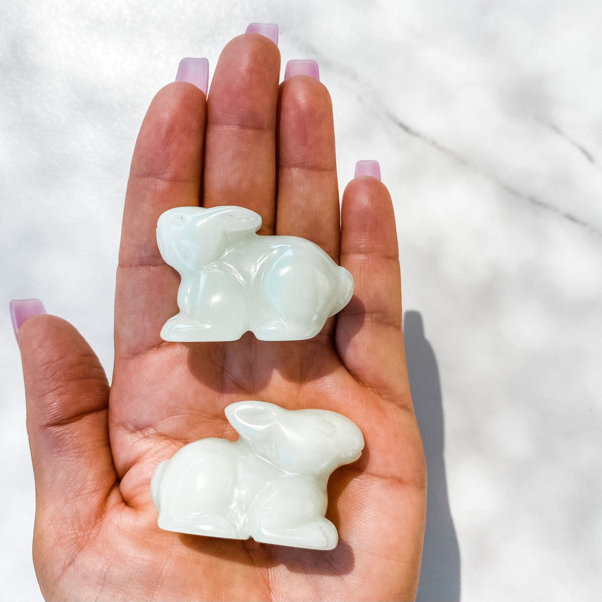 S1183 new green jade crystal easter rabbit carving stone australia.crystals australia.gemrox sydney 1