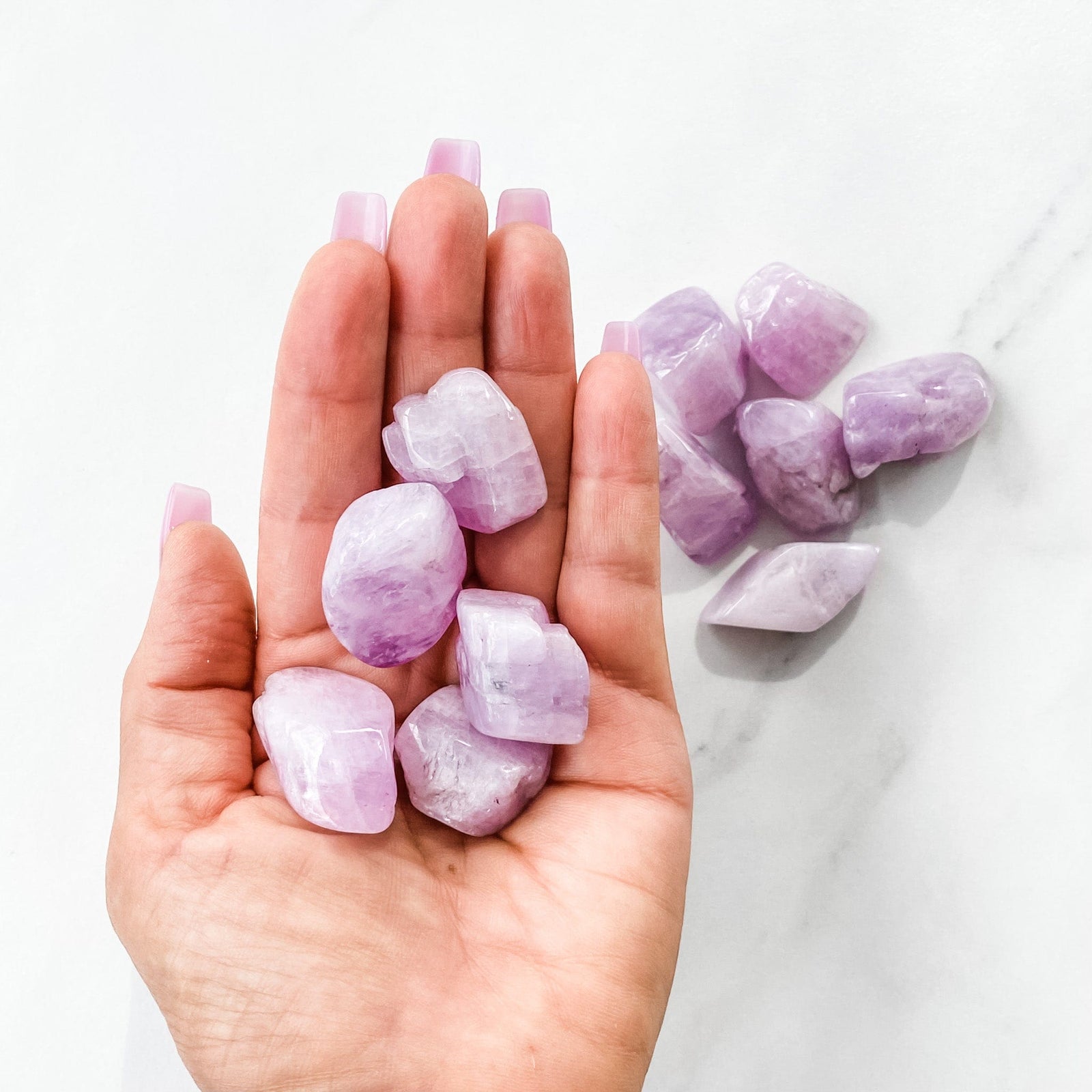 S1188 Kunzite crystals tumbled stones australia.Natural polished kunzite pink lilac tumbled stones australia.Crystals australia.Gemrox sydney 1