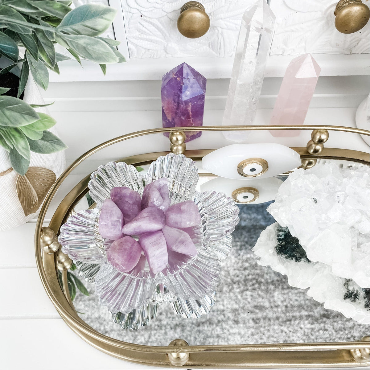 S1188 Kunzite crystals tumbled stones australia.Natural polished kunzite pink lilac tumbled stones australia.Crystals australia.Gemrox sydney 1