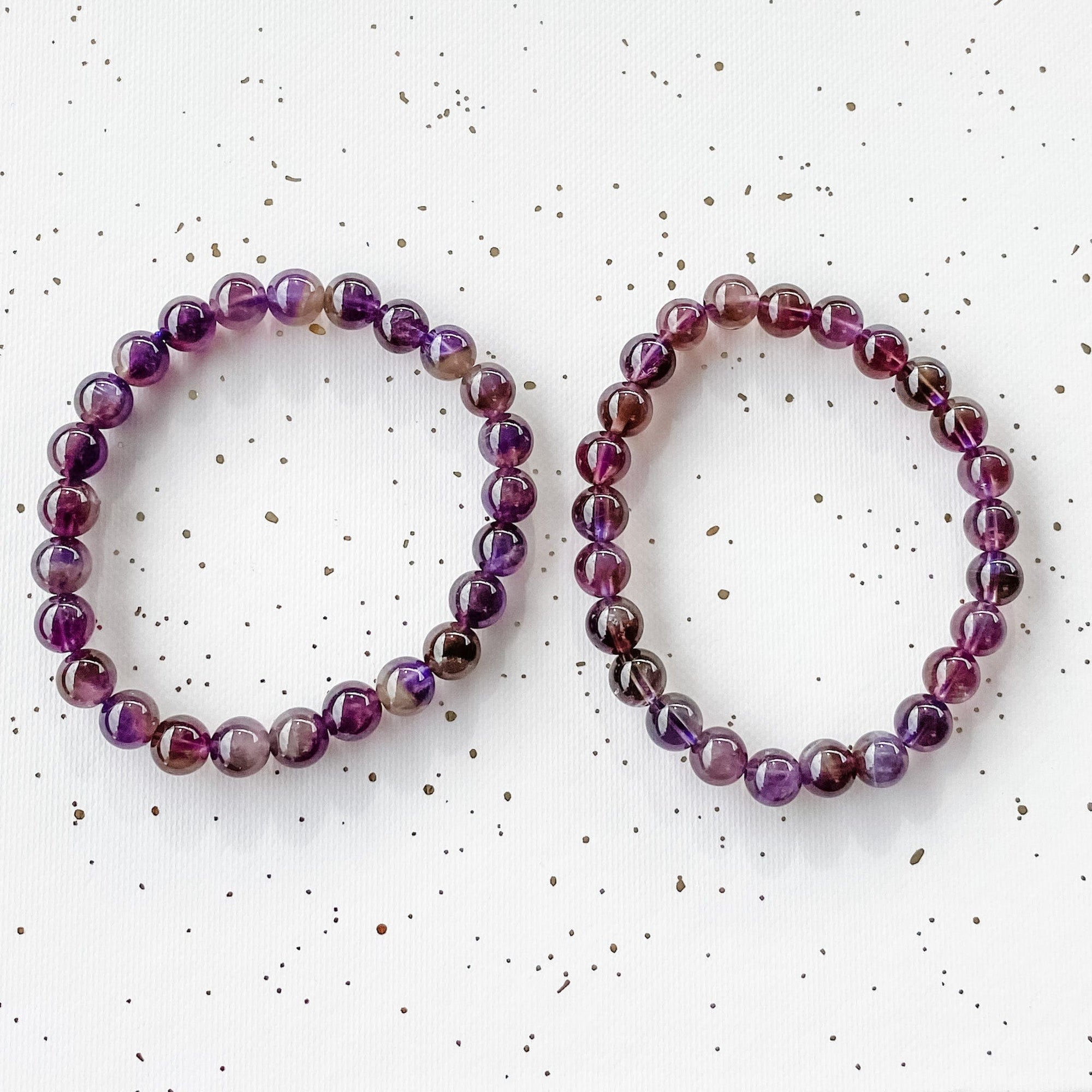S1197 Amethyst crystal beaded stretch 8mm stone stretch bracelet australia.Crystal beaded bracelets australia.Purple beaded bracelet australia 1