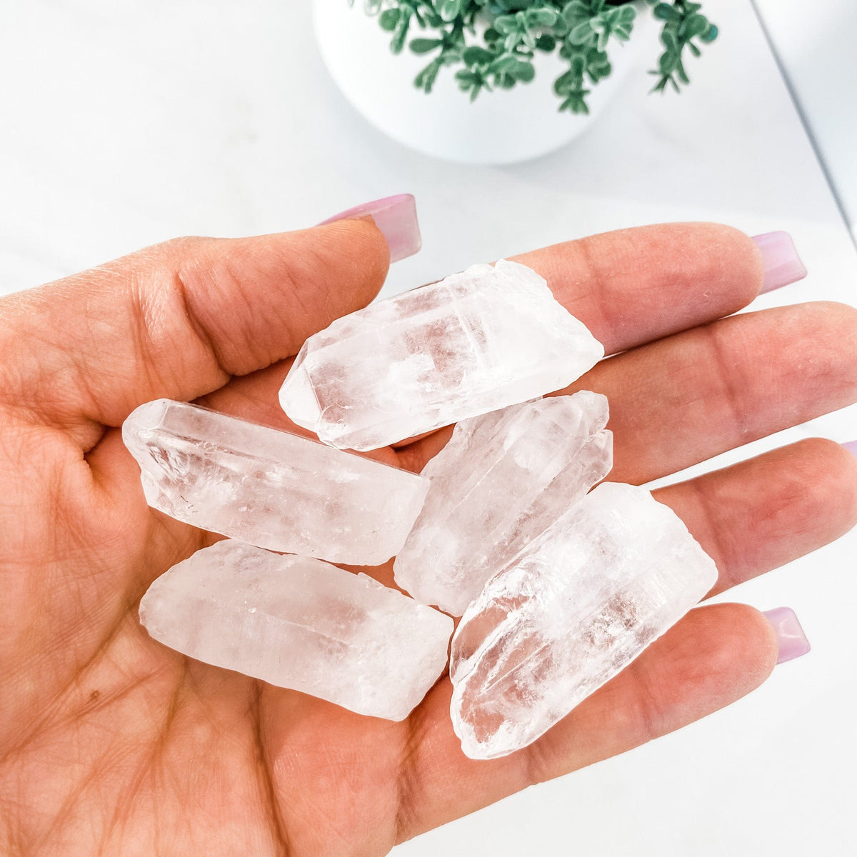 S1305 Clear Quartz crystal raw stone points australia.clear quartz crystal points australia 2cm. gemrox sydney 1
