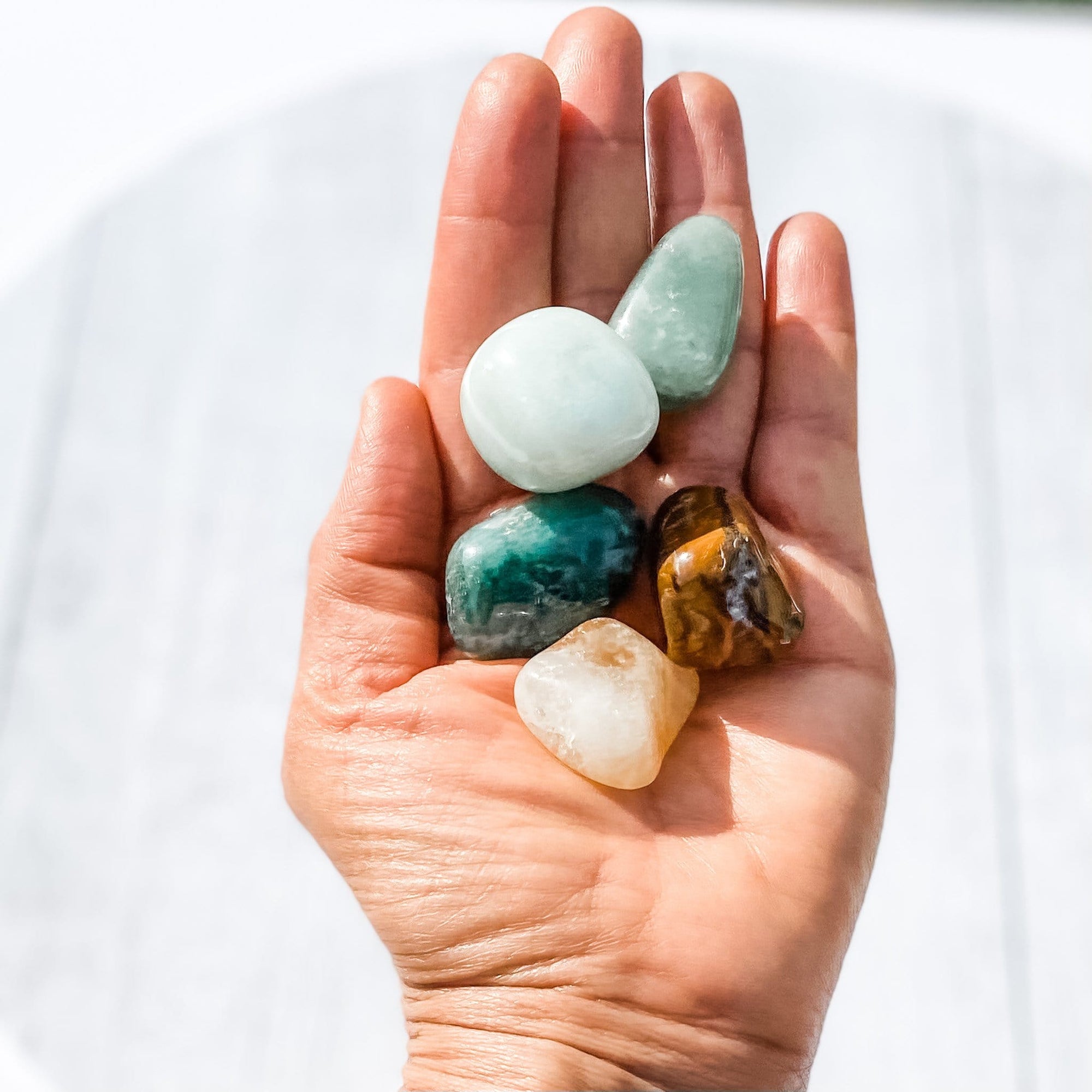 new business success crystal kit tumbled stones australia healing chakra prosperity abundance