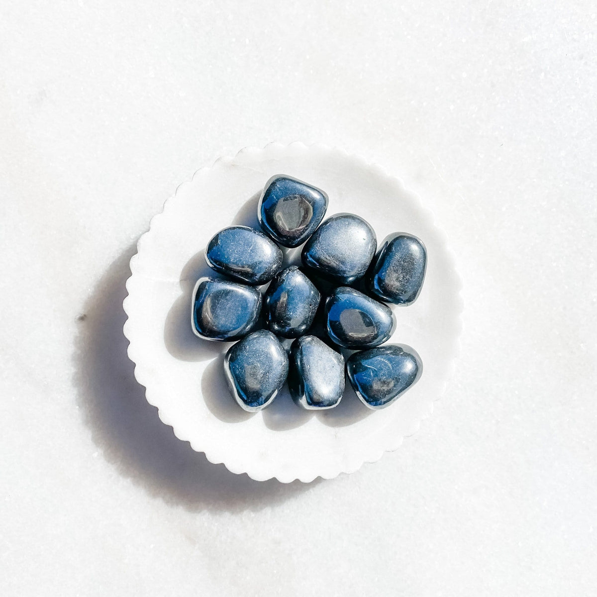 hematite crystal tumbled stone australia