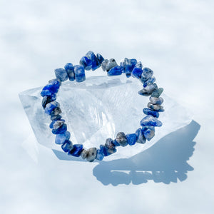 sodalite crystal chip stretch healing bracelet chakra bracelet australia gemrox