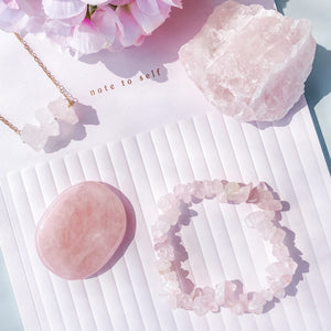 rose quartz crystal stone gift box collection gemrox australia