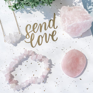 rose quartz crystal stone gift box collection gemrox australia