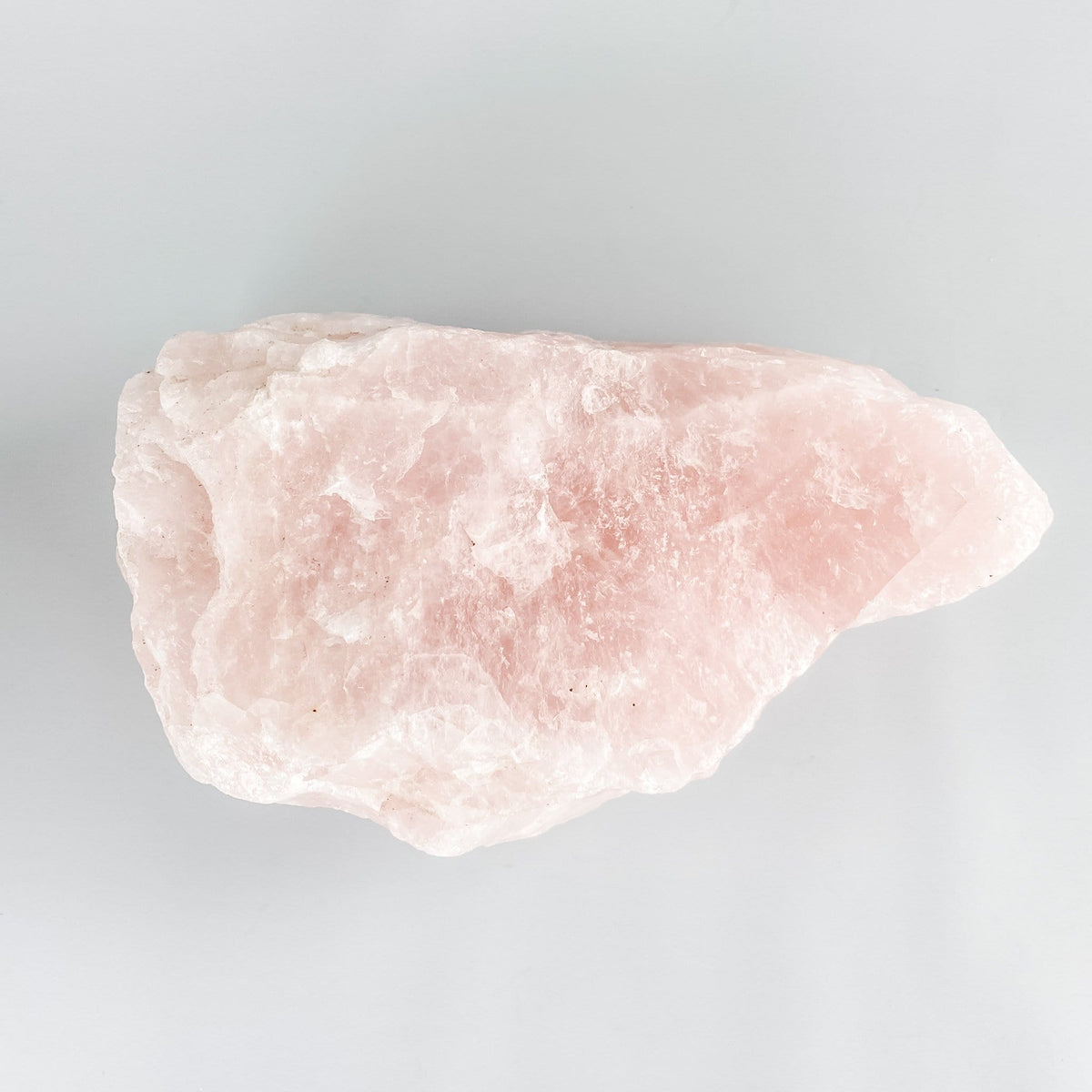 Rose Quartz Raw Rough Stone chunk with stand decor gemrox australia