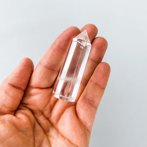 clear quartz crystal tower point generator wand gemrox australia