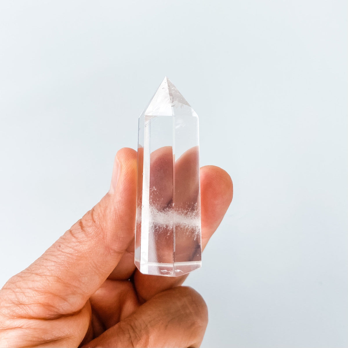 clear quartz crystal tower point generator wand gemrox australia