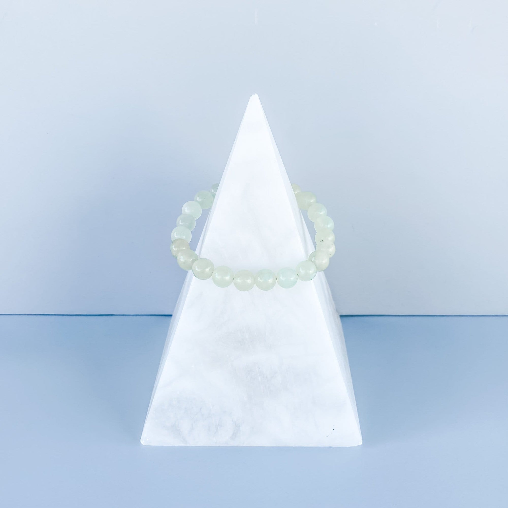jade crystal stone beaded elastic stretch bracelet gemrox australia