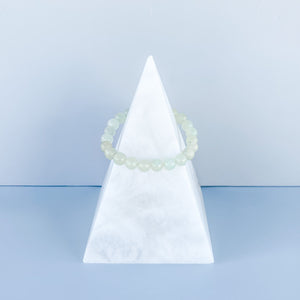 green jade crystal beaded 8mm stretch healing chakra bracelet australia gemrox