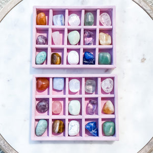 Tumbled stone collection set crystal kit of stones and crystals australia gemrox sydney