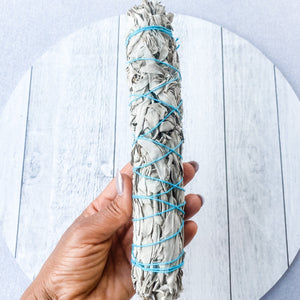 S866 Californian White Sage Smudge Stick Small medium Large gemrox Australia 14