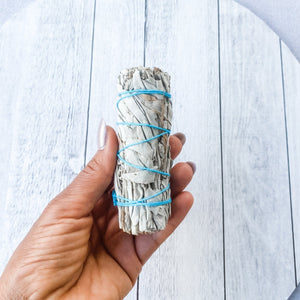 S866 Californian White Sage Smudge Stick Small medium Large gemrox Australia 14