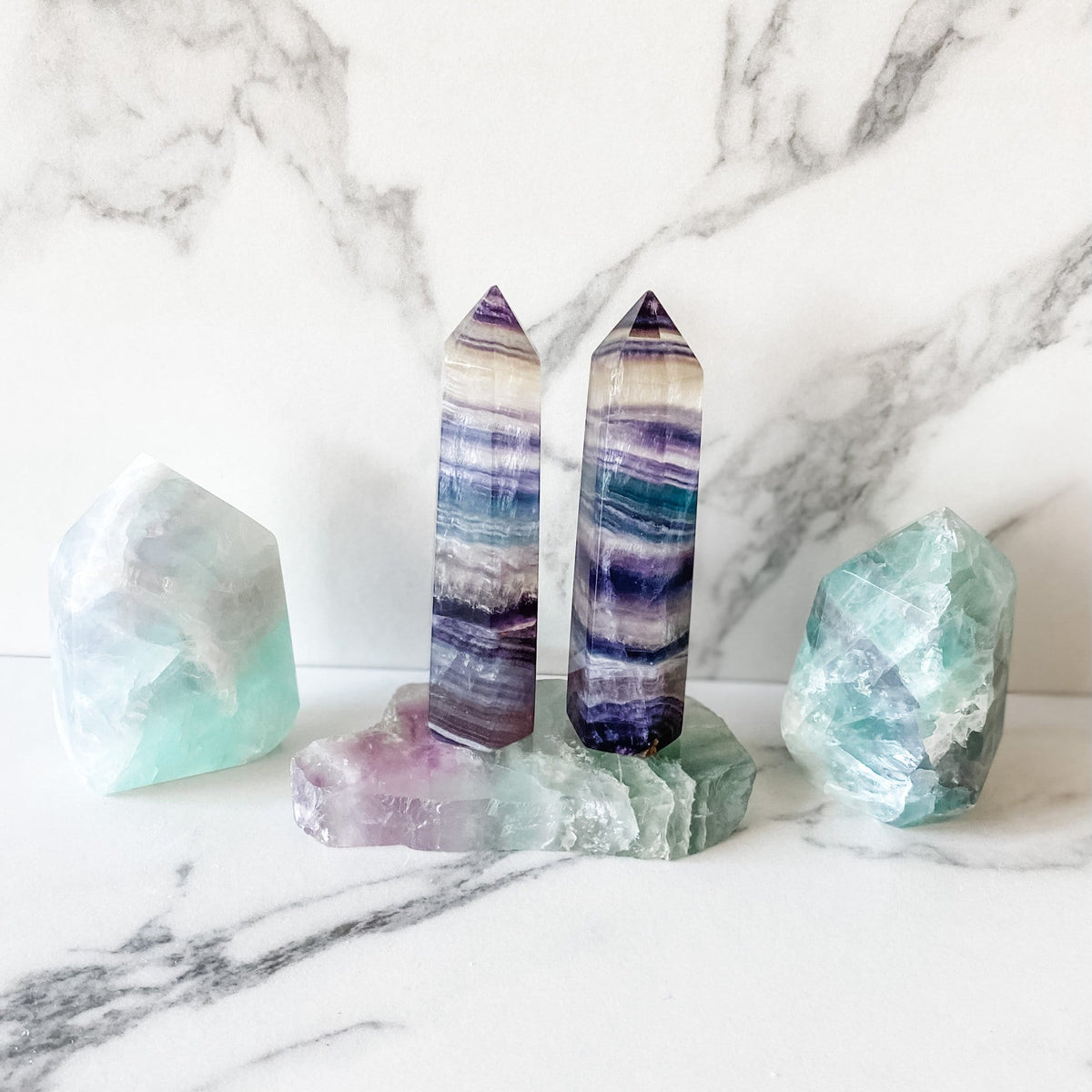 fluorite crystal slab slice gemrox australia