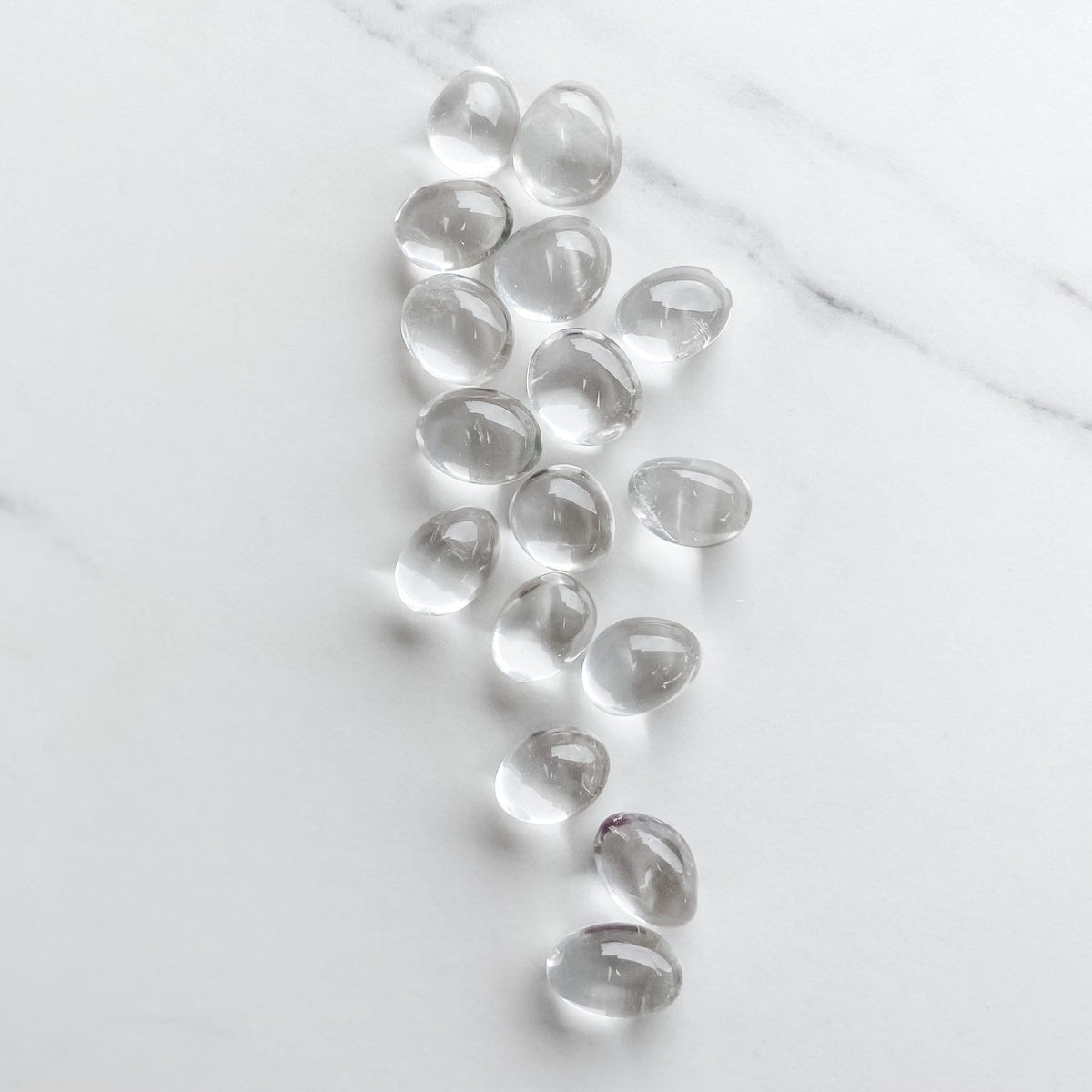 clear quartz crystal tumbled stone gemrox australia