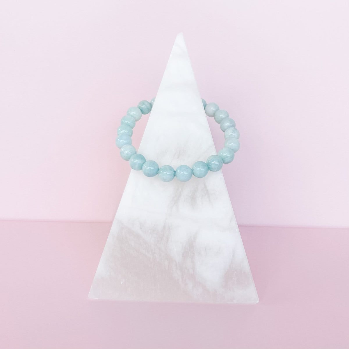 S897 Amazonite crystal stone beaded stretch elastic bracelet gemrox australia 3