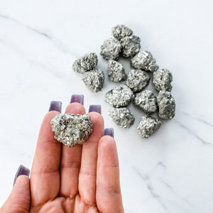 pyrite crystal raw rough cluster stone gemrox australia
