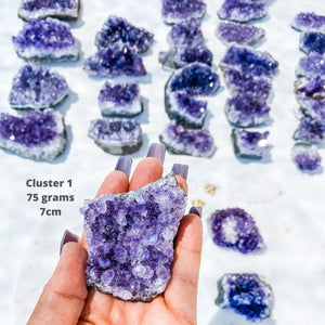 amethyst crystal cluster raw stone 6 cm gemrox australia
