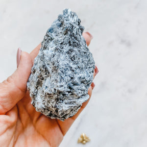 Blue Kyanite Paraiba Crystal Freeform Stone