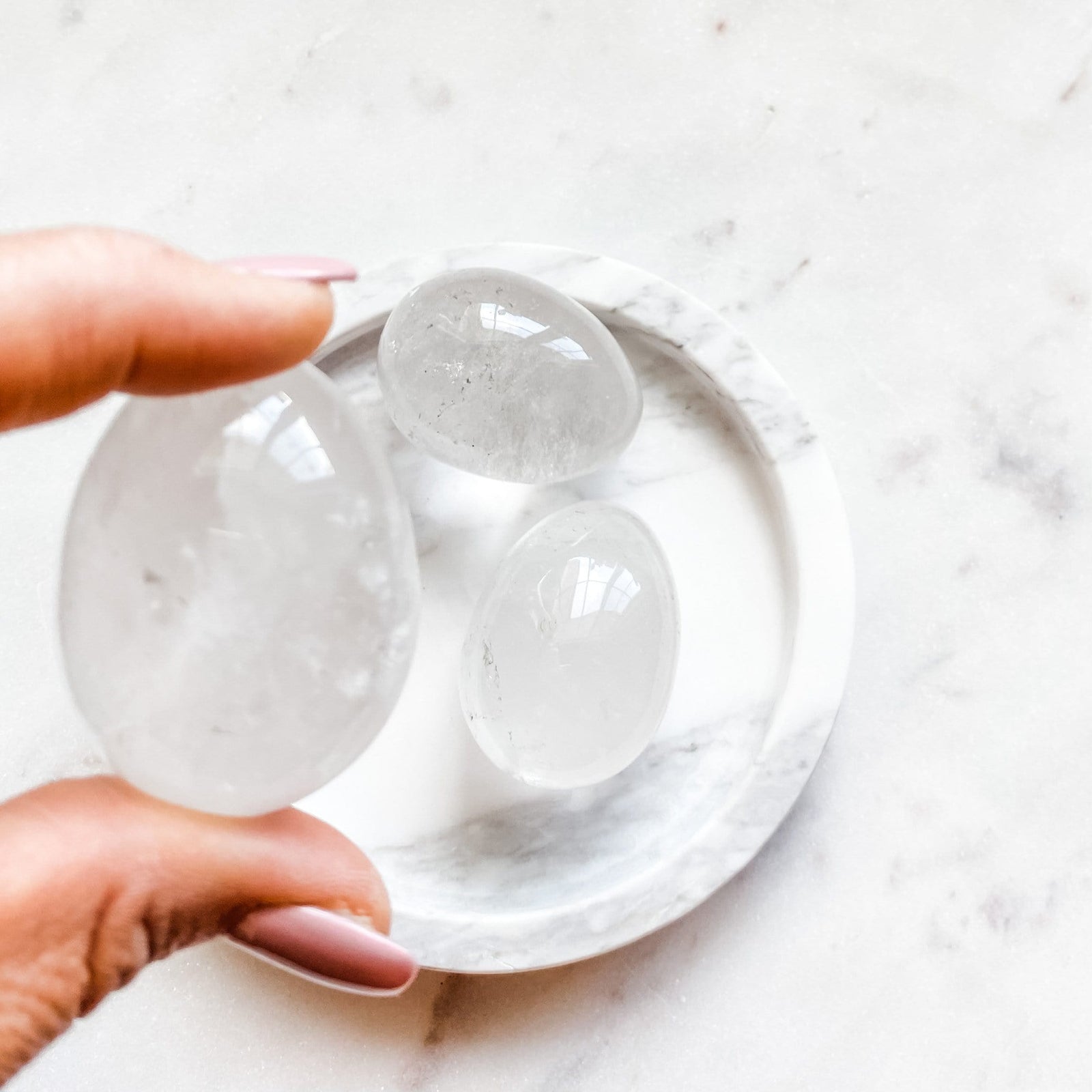 clear quartz crystal healing egg australia