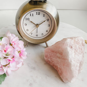 rose quartz crystal raw stone