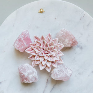 Rose Quartz Crystal Raw Stone